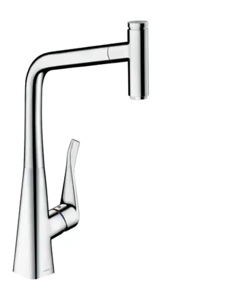 Hansgrohe HG Spültischmischer 320 Metris Select M71 Ausziehauslauf 1jet sBox chrom, 73803000, Artikel in Kategorie